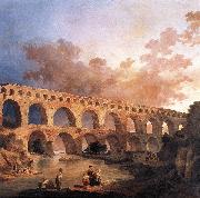 ROBERT, Hubert The Pont du Gard AF china oil painting reproduction